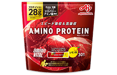 「アミノバイタル アミノプロテイン」レモン味スティック30本入り箱
