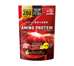 アミノバイタル アミノプロテイン レモン味10本入りパウチ