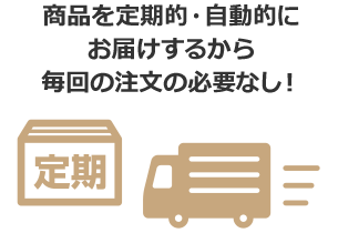 注文の手間がなし
