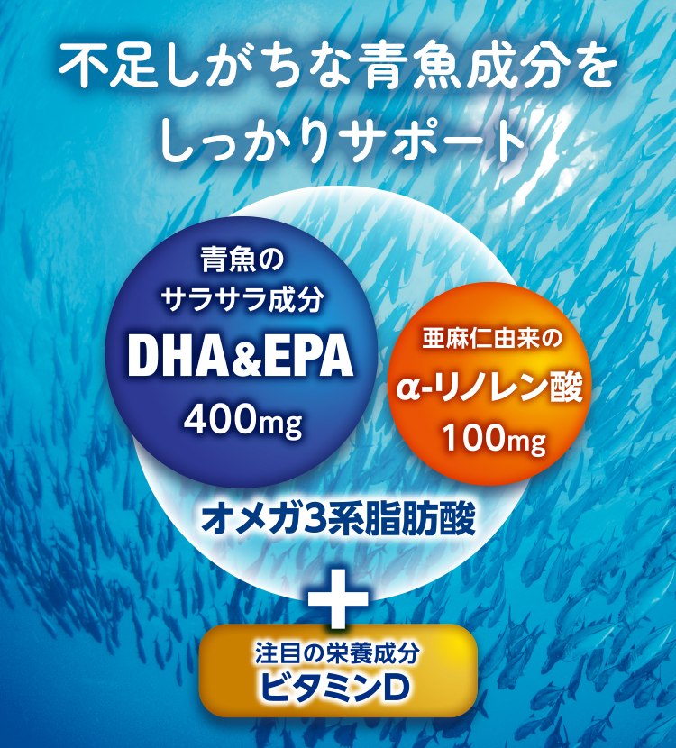 「DHA&EPA+ビタミンD」